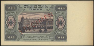 20 złotych, 1.07.1948, seria BC 1234567 - BC 890
