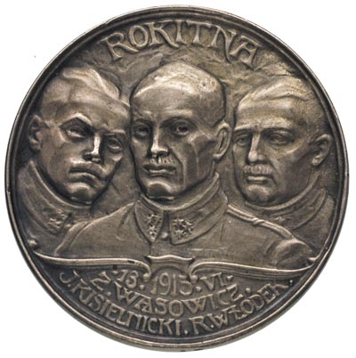 medal dla uczczenia poległych w szarży pod Rokit