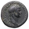 Tytus 79-81, as 80-81, Lugdunum, Aw: Głowa cesarza w prawo, Rw: Roma siedząca w lewo, wsparta rami..