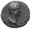 Hadrian 117-138, as 132-134, Rzym, Aw: Popiersie cesarza w prawo, Rw: Galera ze sternikiem, wiośla..