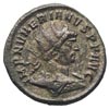 Numerian 283-284, antoninian, Ticinum, Aw: Popiersie cesarza w prawo, Rw: Providentia stojąca w le..