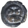 Księstwo głogowskie, brakteat; Orzeł dwugłowy, srebro 0.37 g, Fbg. 192