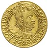 dukat 1586, Gdańsk, Kaleniecki str. 64-67, H-Cz. 770 R, Fr. 3, T. 25, złoto 3.51 g, lekko zgięty, ..