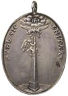 Władysław - car 1610-1619, medal owalny z uchem, Aw: Popiersie królewicza Władysława w prawo, w ot..