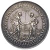 rozejm w Sztumskiej Wsi - medal autorstwa Sebastiana Dadlera i Jana Höhna sen., 1635 r., Aw: Dwie ..