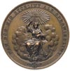 medal projektu Juliusza Kossaka wybity z okazji wydarzeń w Krożach w 1893 r., Aw: Kobieta z kotwic..
