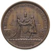 Ludwik XV, -medal zaślubinowy 1725 r., Aw: Popiersie w prawo, na ramieniu sygn. Du Vivier, w otoku..