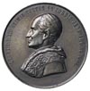 Leon XII, - medal patriotyczny z 1900 r.,- POLONIA SEMPER FIDELIS, Aw: Popiersie papieża Leona XII..