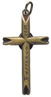 krzyżyk na pamiątkę Powstania Styczniowego z uszkiem i napisem WARSZAWA 1863, na stronie głównej p..