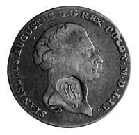 talar 1794 Stanisława Augusta z puncą z monogramem RS