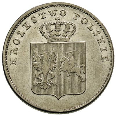 2 złote 1831, Warszawa, Plage 273, ale Pogoń bez pochwy, rzadkie