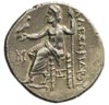 Macedonia, następcy Aleksandra III, drachma, Aw: Głowa Heraklesa w lwiej skórze, Rw: Zeus siedzący..