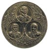Ogłoszenie niepodległości Polski, medal sygnowany B. Poskoczym i J. Knedler Aw: Orzeł, obok niego ..
