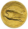 20 dolarów 1907, Filadelfia, rzymska data, złoto 33.44 g, Fr. 182, nakład 11.250 sztuk, rzadka, ba..