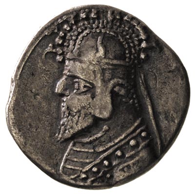 Fraates III 70-58 pne, drachma, Rhagae, Mitchiner 547 podobny, Sellwood 39.3, patyna