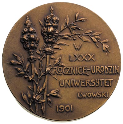 Antoni Małecki - medal autorstwa St. Lewandowski