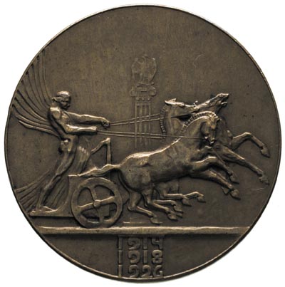 Józef Piłsudski - medal autorstwa St. Lewandowsk