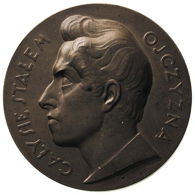 Juliusz Słowacki - medal projektu Tadeusz Breyer
