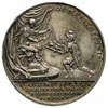medal na pamiątkę narodzin syna Fryderyka Alojzego Bruhla autorstwa J.F.Holzhaeussera 1781 r, Aw: ..