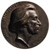 Adam Mickiewicz - medal autorstwa Wacława Szymanowskiego (1898 r), Aw: Głowa poety w prawo i napis..