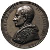 Leon XIII 1878-1903, medal patriotyczny \Semper Polonia Fidelis, Aw: Popiersie papieża w lewo i na..