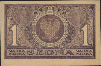 1 marka polska 17.05.1919, seria PB, Miłczak 19a