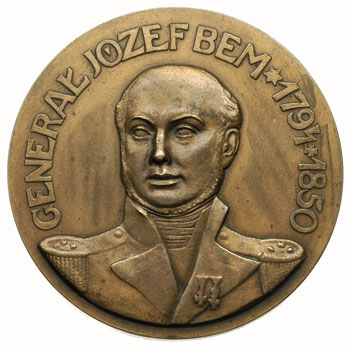 generał Józef Bem -medal autorstwa St. Popławski