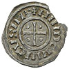 Ludwik I Pobożny 814-840, denar, mennica Wenecja, Aw: Krzyż prosty, w polach kulki, wokoło +HLVDOV..