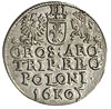 trojak 1605, Kraków, odmiana z cyfrą 5 jak odwróconą 2, Iger K.05.1.b (R1), patyna