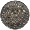 talar 1727, Drezno, Aw: Napis, Rw: Cyprys, srebro 29.06 g, Schnee 1021, Dav. 2661, moneta wybita z..