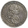 talar 1730, Drezno, Aw: Popiersie króla i napis, Rw: Dwie tarcze herbowe i napis, srebro 29.02 g, ..