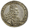 2/3 talara (gulden) 1697, Drezno, litery I - K pod tarczą herbowa, Merseb. 1388, Dav. 817, moneta ..