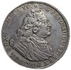 talar 1739, Drezno, Aw: Popiersie króla i napis, Rw: Dwie tarcze herbowe i napis, srebro 29.07 g, ..