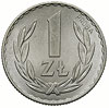1 złoty 1949, na rewersie wklęsły napis PRÓBA, aluminium 2.22 g, Parchimowicz -, nakład nieznany1,..