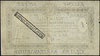 1 talar 1.12.1810, podpis komisarza: Badeni, na stronie odwrotnej stempel Komisji Likwidacyjnej, M..