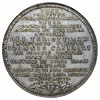medal na Pokój Oliwski 1660 r., autorstwa Jana Höhna jun., Aw: Łan zboża w którym złożona jest bro..
