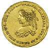 medal z okazji koronacji Marii Kazimiery w 1676 r, Aw: Popiersie królowej w lewo i napis MARIA CAS..