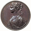 Klementyna Sobieska wnuczka Jana III -medal autorstwa Otto Hameraniego 1719 r., Aw: Półpostać księ..