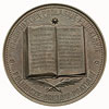 medal wybity dla upamiętnienia Rusinów pomordowanych przez carat w 1874 r, Aw: Tarcza herbowa pols..