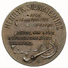 Śmierć Henryka Sienkiewicza -medal sygnowany W.W