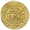 Jan II Zygmunt i Izabela 1556-1559, dukat 1558, Klausenburg, złoto 3.42 g, Resch 50, minimalnie gi..