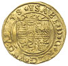 Jan II Zygmunt i Izabela 1556-1559, dukat 1558, Klausenburg, złoto 3.42 g, Resch 50, minimalnie gi..