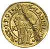 Rudolf II 1576-1608, dukat 1591 / K-B, Krzemnica, złoto 3.47 g, Huszar 1002, gięty