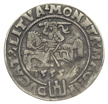 grosz na stopę litewską 1555, Wilno, Ivanauskas 