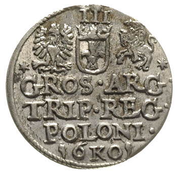 trojak 1601, Kraków, popiersie króla w prawo, Iger K.01.2.a (R1), ładnie zachowany