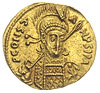 Konstantyn IV Pogonatus 668-685, solidus 681-685, Konstantynopol, Aw: Popiersie w pancerzu i hełmi..
