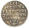 trojak 1539, Gdańsk, podobny Iger G.39.1.e (R1) ale nieco inna interpunkcja na rewersie
