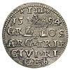 trojak 1594, Ryga, Iger R.94.1.f, Gerbaszewski 29, patyna