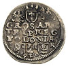 trojak 1596, Poznań, data u dołu rewersu i litery I - F H - R, na awersie napis SIG 3.., awers Ige..