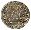 trojak 1597, Lublin, skrócona data po bokach Orła i znak menniczy na dole, Iger L.97.14.b (R4), rz..